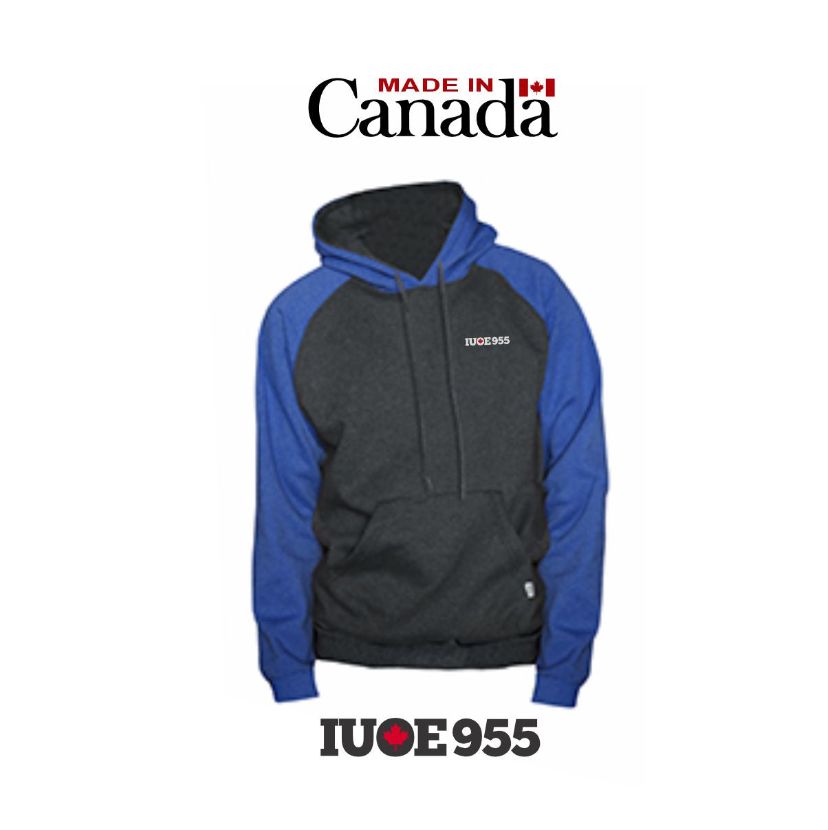 2-Tone Hooded Pullover