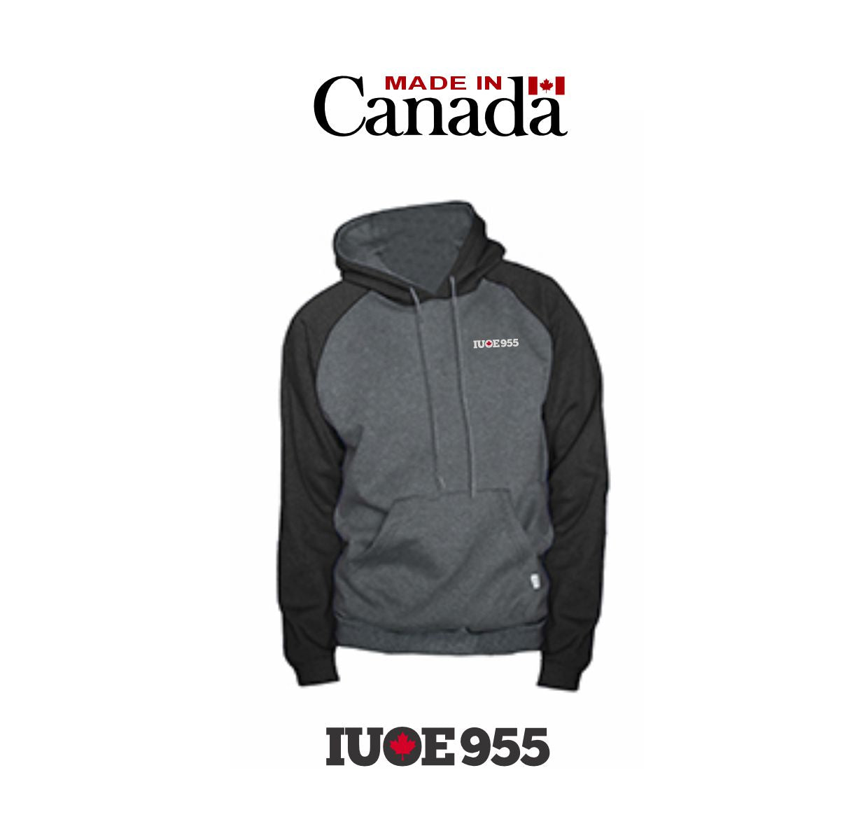 2-Tone Hooded Pullover