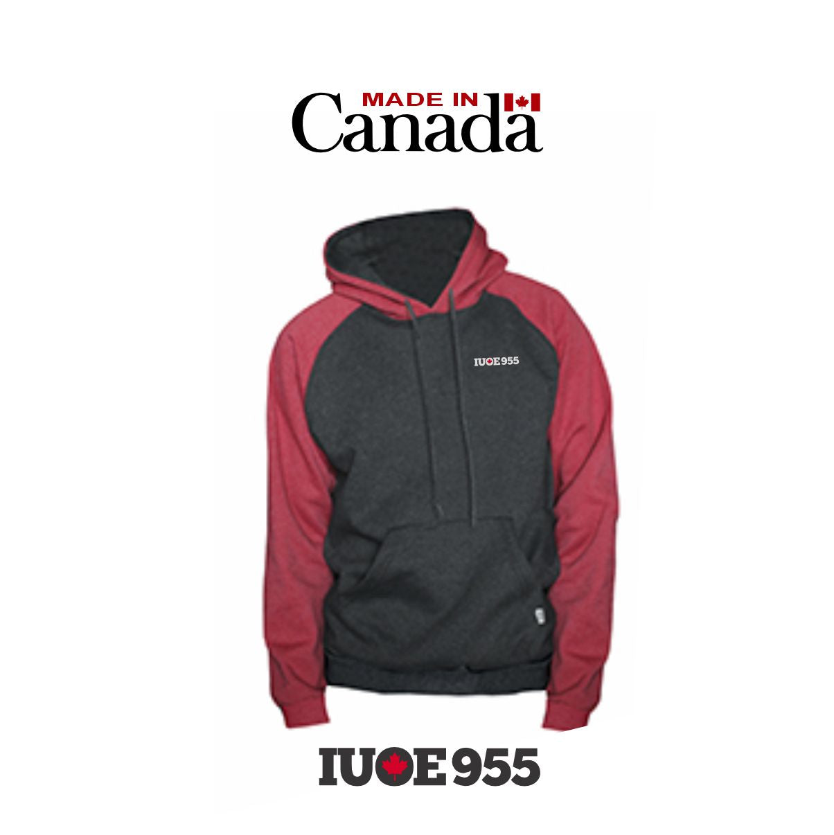 2-Tone Hooded Pullover